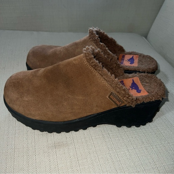 Rocket Dog Sherpa Platform Clogs Tan Suede Women’s Shoe Size 9M - Picture 5 of 11